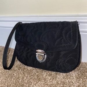 Vera Bradley black wristlet wallet